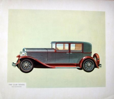 Franklin 145 Modelprogram 1930 Carbrochure (2401)